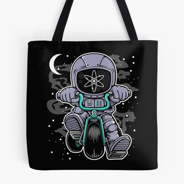 Item preview, Astronaut Cosmos ATOM Coin To The Moon Crypto Token Wallet designed and sold by shannange.
