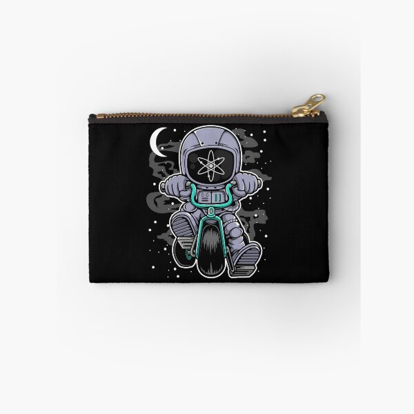 Item preview, Astronaut Cosmos ATOM Coin To The Moon Crypto Token Wallet designed and sold by shannange.