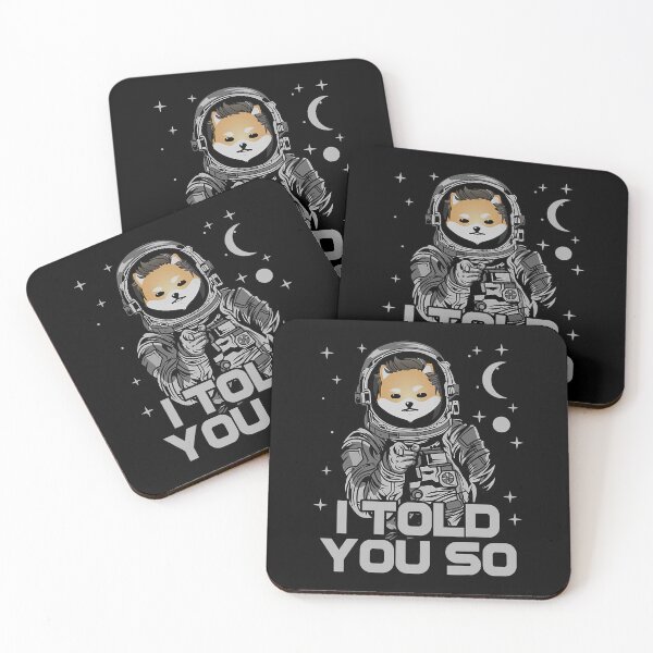 Item preview, Astronaut Dogelon Mars Coin Crypto I Told You So Blockchain designed and sold by shannange.
