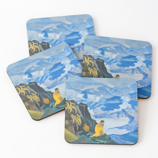 Item preview, Drops of Life, Shambhala by Nicholas Roerich designed and sold by AestheticsXarts.