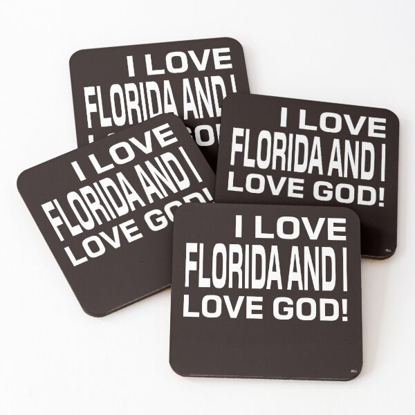 Item preview,  I LOVE FLORIDA AND I LOVE GOD! Tshirt, mugs designed and sold by DoubleDSD.