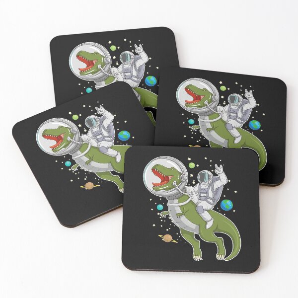 Item preview, Astronaut Riding T-Rex Dinosaur Astro Space designed and sold by shannange.