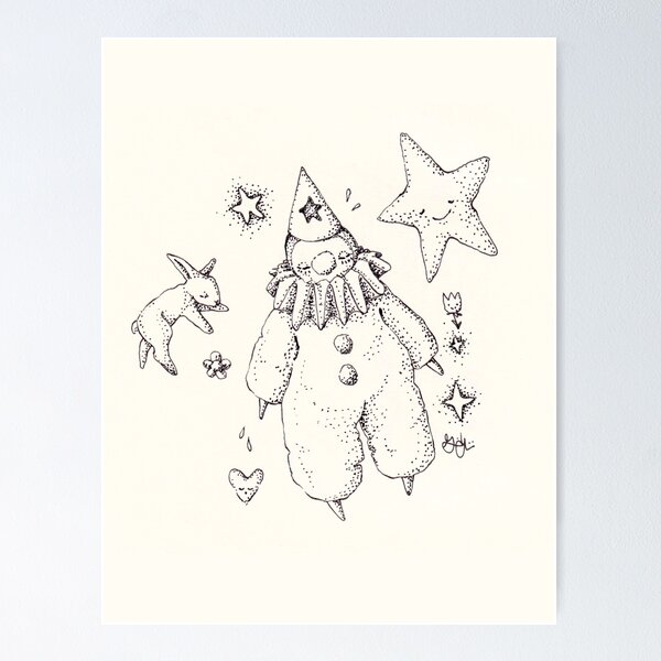 Item preview, Dreamy Clown designed and sold by gia.eva.art.