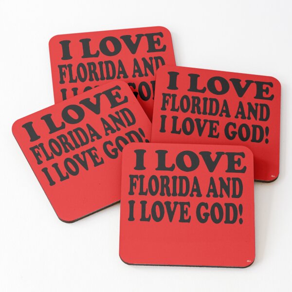 Item preview,  I LOVE FLORIDA AND I LOVE GOD! Tshirt, mugs designed and sold by DoubleDSD.