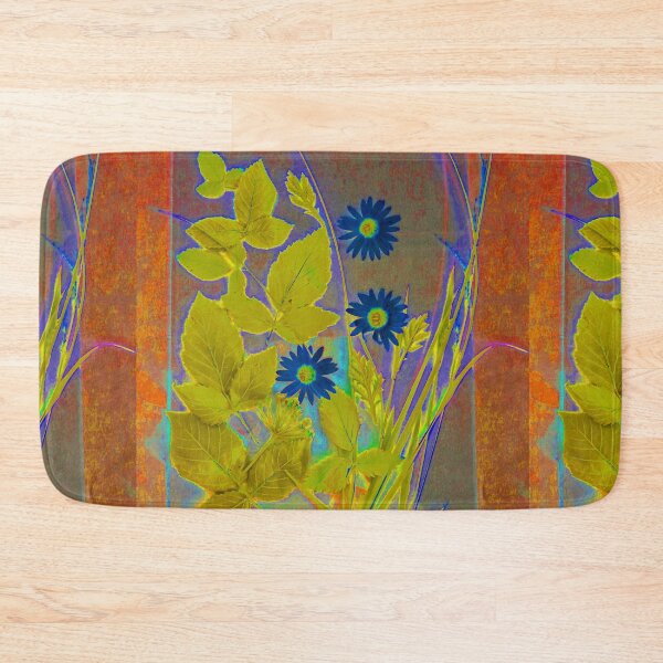 Item preview, Daisy in The Grass, Blackberry Leaves Red Blue designed and sold by SpiritGifts.
