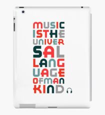 Music Universal Language iPad Case/Skin
