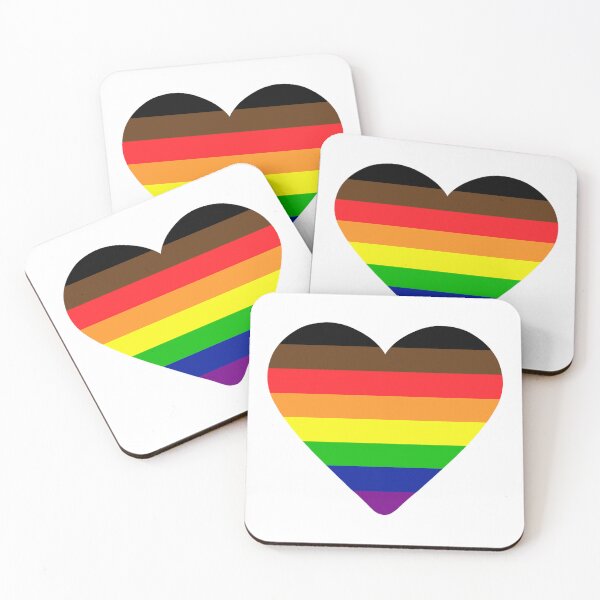 Item preview, Philadelphia Pride Flag Heart designed and sold by NYXFN.
