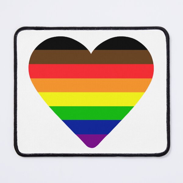 Item preview, Philadelphia Pride Flag Heart designed and sold by NYXFN.