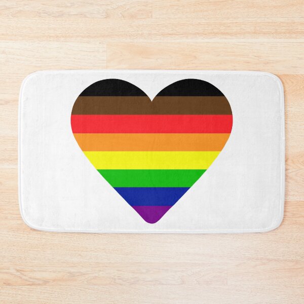 Item preview, Philadelphia Pride Flag Heart designed and sold by NYXFN.