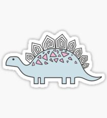 Ornament with dinosaurs, Jurassic Park. Adorable seamless pattern with funny dinosaurs in cartoon Sticker