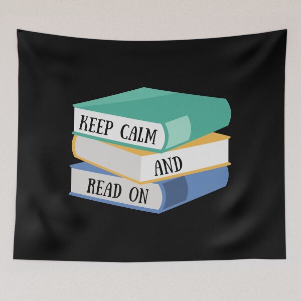 Item preview, Keep Calm And Read On designed and sold by Pea Fitness.
