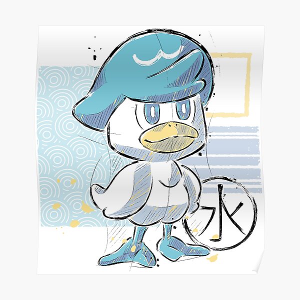 Wasser-Ente Poster