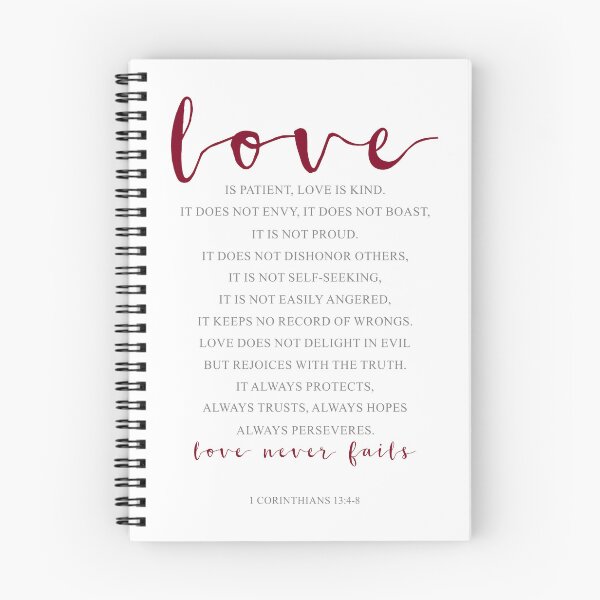 Item preview, Love Is Patient, Love Is Kind, 1 Corinthians 13:4-8. Bible Verse, Wedding Decor, Anniversary Gift designed and sold by aenaonartwork.