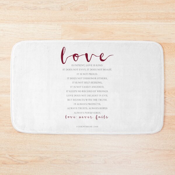 Item preview, Love Is Patient, Love Is Kind, 1 Corinthians 13:4-8. Bible Verse, Wedding Decor, Anniversary Gift designed and sold by aenaonartwork.