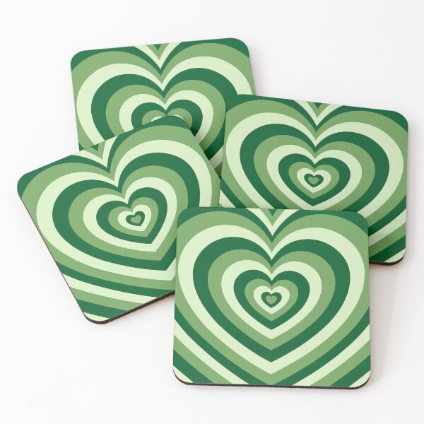 Item preview, Green heart pattern  designed and sold by CyrelleLana.