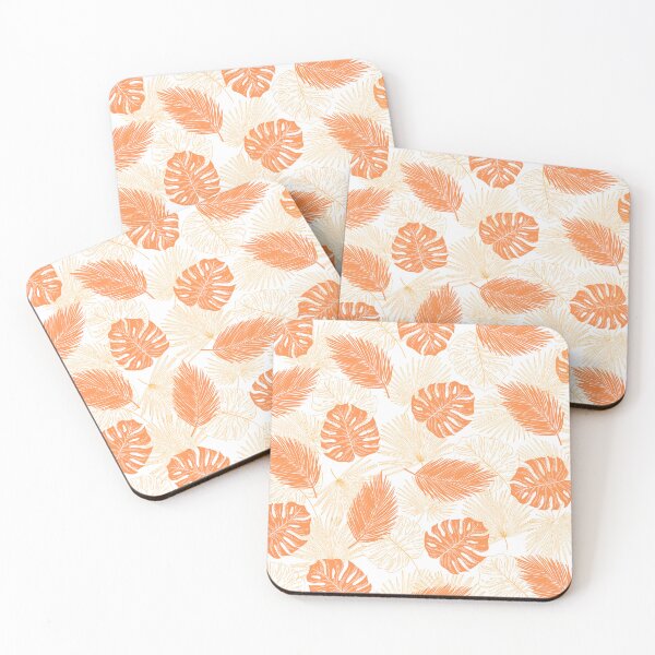 Item preview, Tropical Palm Trees Pattern (yellow) designed and sold by Dorina Larsdotter.
