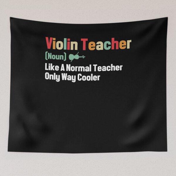 Item preview, Funny Fiddle Violin Teacher Definition Noun Only Way Cooler designed and sold by CreativeVez.