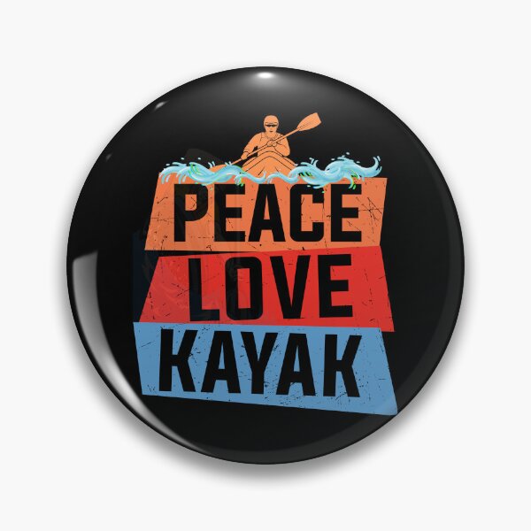 Item preview, Peace Love Kayak - kayaking - kayaker designed and sold by JBmarket4u.