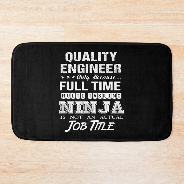 Item preview, Quality Engineer T Shirt - Ninja Job Gift Item Tee designed and sold by ritterdick.