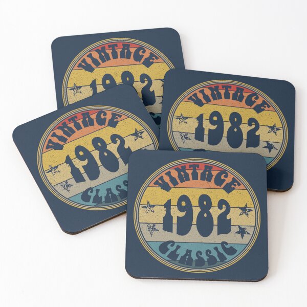 Item preview, Personalized Vintage Birth Year Sunset Grunge Retro Colors Classic designed and sold by tronictees.