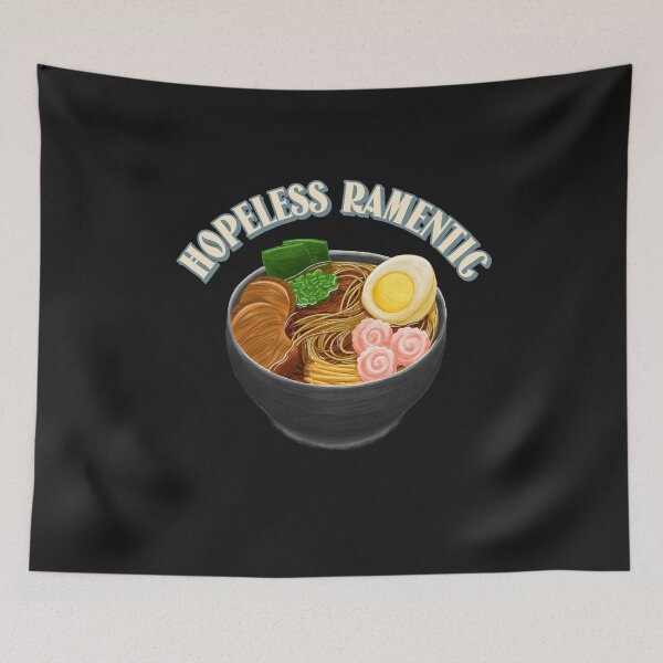 Item preview, Hopeless Ramentic Food Pun Ramen Lover Funny designed and sold by Nepaz-Designs.