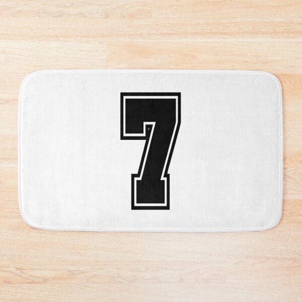 Item preview, 7 shirt number number college style designed and sold by GeogDesigns.