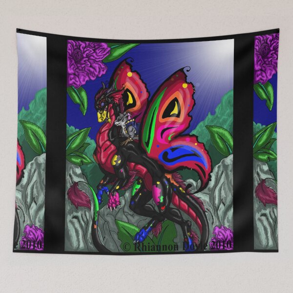 Item preview, The Mighty Dragon Rider designed and sold by silverhyena.