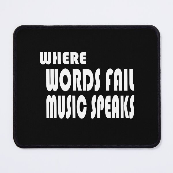 Item preview, where words fail music speaks guitar | music lovers and dance | pop song designed and sold by stylechoc.