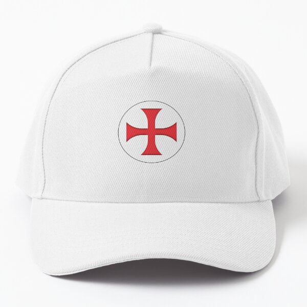 Templar Crusader Cross Shield Baseball Cap Knights Templar Trucker Hat  Snapback Caps