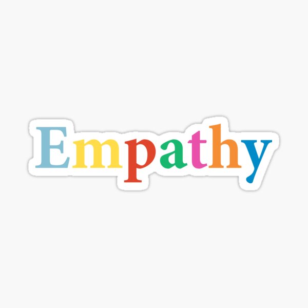 Mental Health Sticker Practice Empathy Sticker, Inspiration