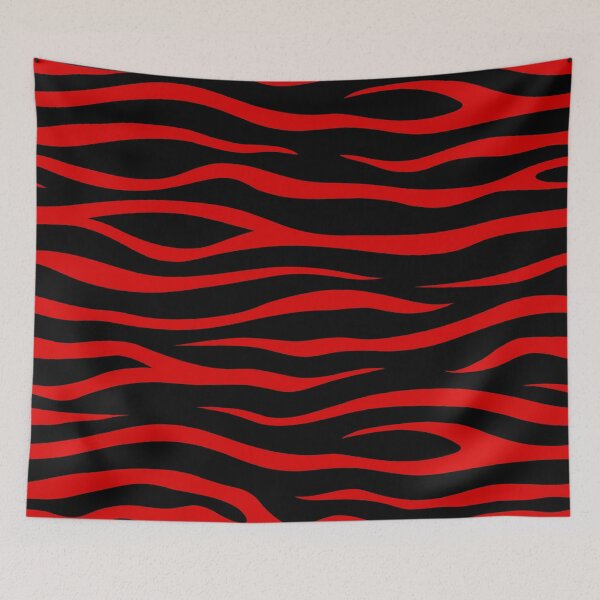 Item preview, Tiger Skin Pattern - Black and Red designed and sold by Ayoub14.