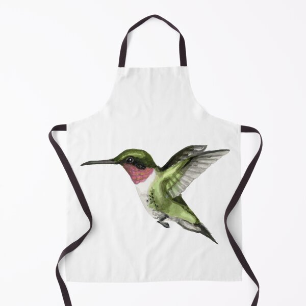 Item preview, Ruby Throated Hummingbird Ink Painting designed and sold by VivianRosalee.