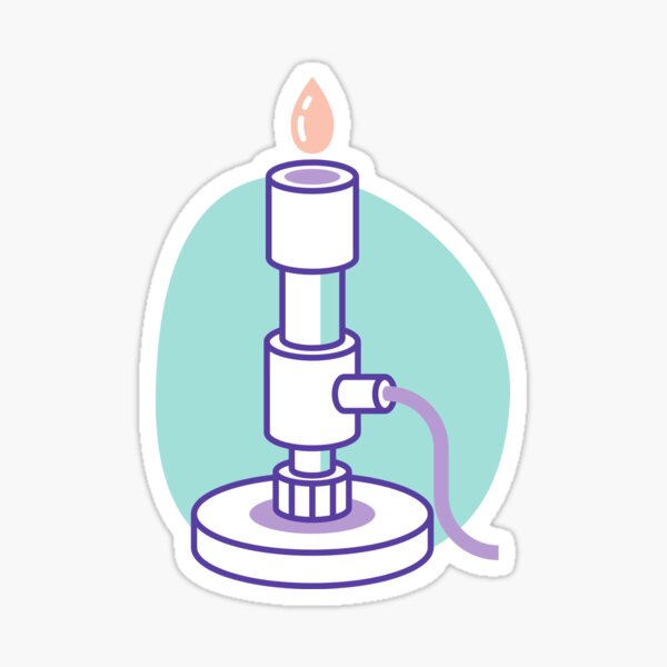 Bunsen Burner Stickers for Sale | Redbubble