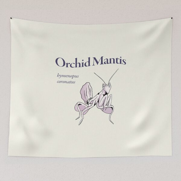 Item preview, Orchid Mantis hymenopus coronatus Latin Name designed and sold by wozzobstudios.