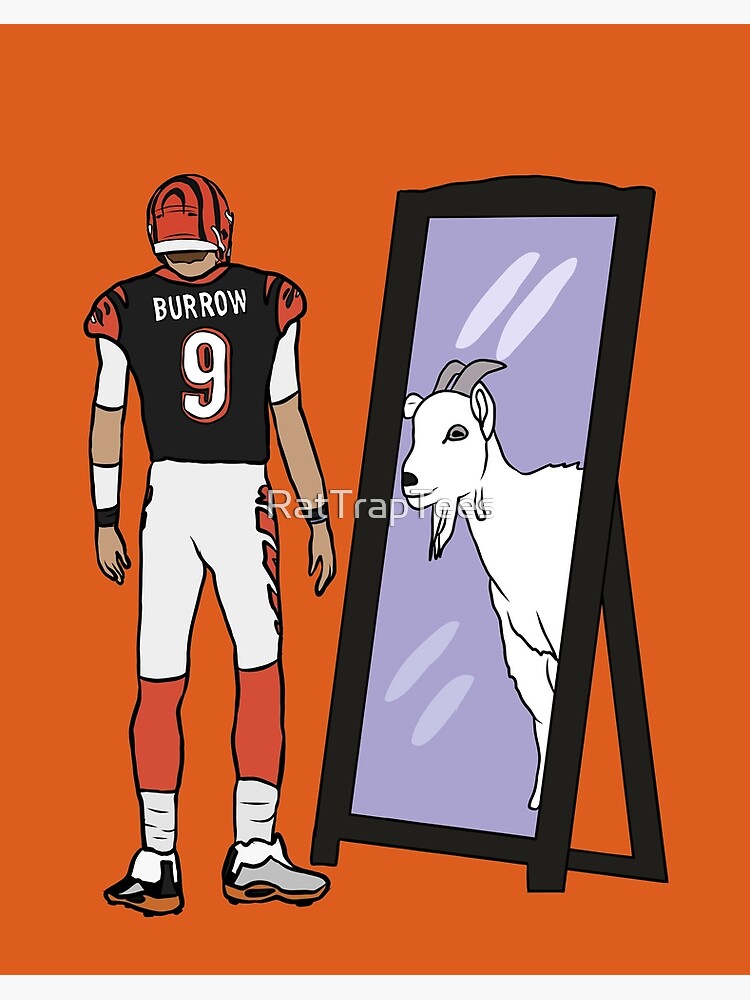 Joe Burrow Orange Bengals Jersey - #9 Tapestry for Sale by