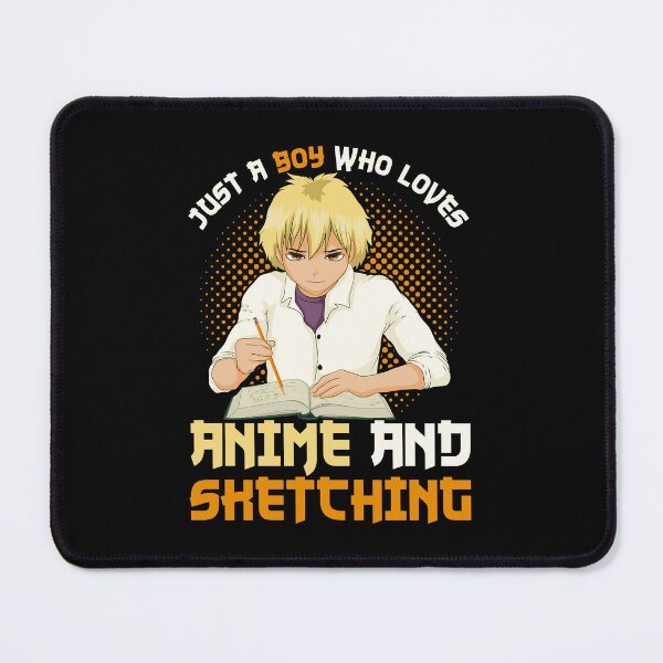 Item preview, Japanese Boy Sketching Kawaii Otaku Manga Anime designed and sold by bestshirtdesign.
