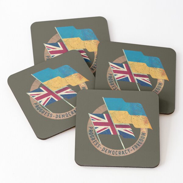 Item preview, Ukraine - UK Friendship Emblem designed and sold by Lidra Zehcnas.