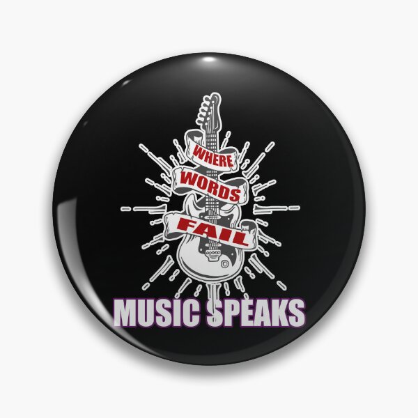 Item preview, where words fail music speaks guitar | music lovers and dance | pop song designed and sold by stylechoc.