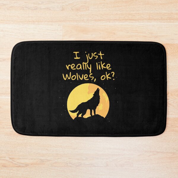 Item preview, I just really like wolves,ok? t-shirts designed and sold by Dailyanimal.