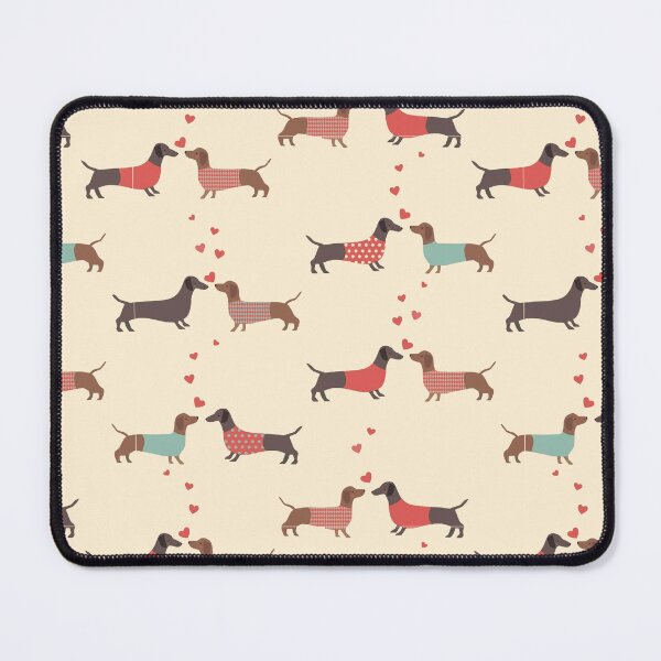 Item preview, Dachshund Love Pattern designed and sold by Daschunddesigns.