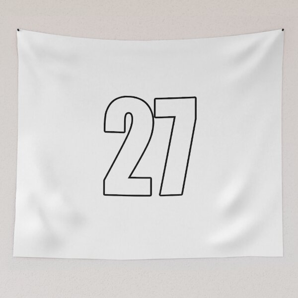 Item preview, 27 number number football designed and sold by GeogDesigns.