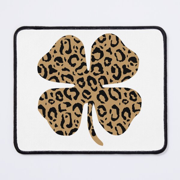 Item preview, Leopard Shamrock, Lucky Clover, Leopard Clover, St Patricks Day designed and sold by DesignHouse07.