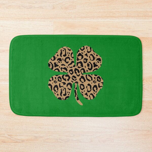 Item preview, Leopard Shamrock, Lucky Clover, Leopard Clover, St Patricks Day designed and sold by DesignHouse07.