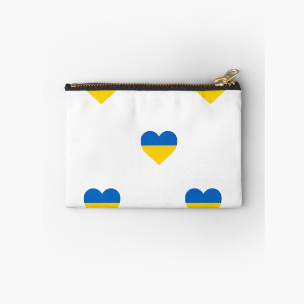 Item preview, Ukraine Flag Hearts designed and sold by chricket.