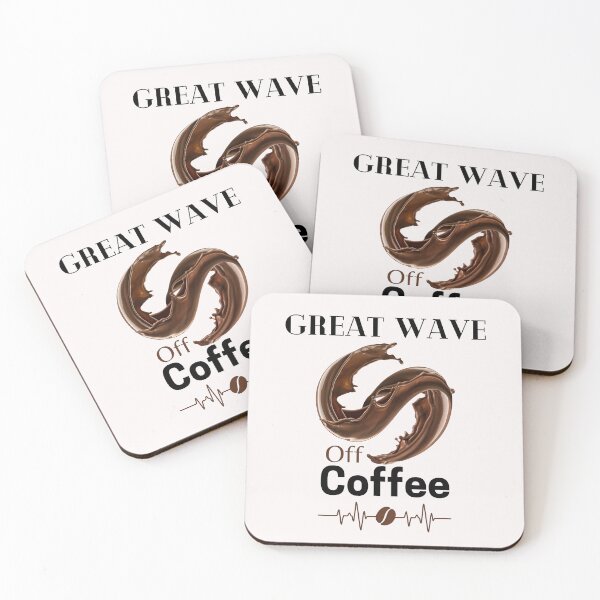 Item preview, Great Wave Off Coffee For Lovers Coffe Classic T-Shirt designed and sold by bahdsgraphic.
