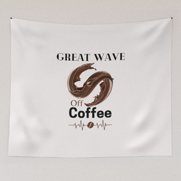 Item preview, Great Wave Off Coffee For Lovers Coffe Classic T-Shirt designed and sold by bahdsgraphic.