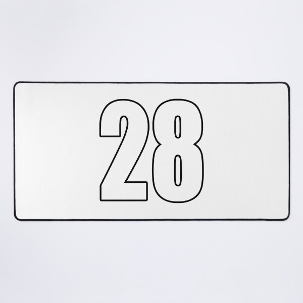 Item preview, 28 number number football designed and sold by GeogDesigns.