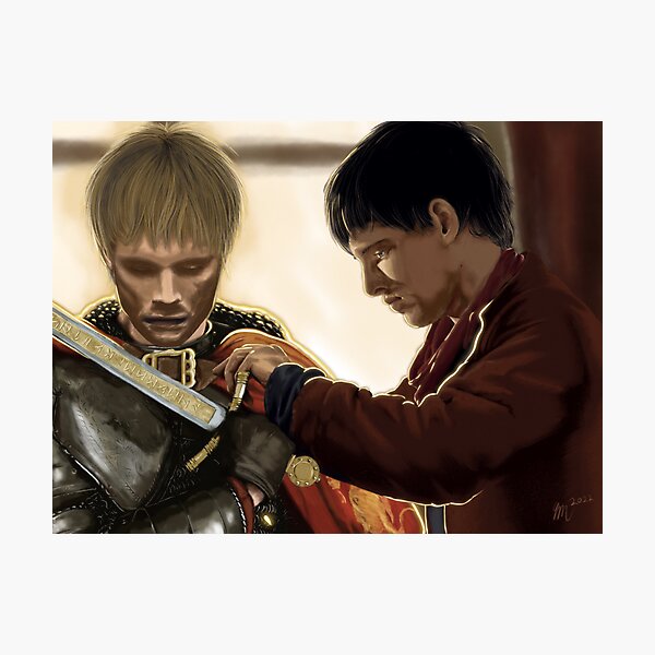Artikelvorschau, Merlin und Arthur entworfen und verkauft von PerchiesKisses.