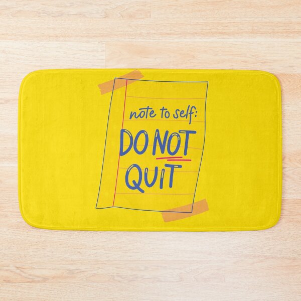 Item preview, Don't quit motivation design designed and sold by Subhash1562.
