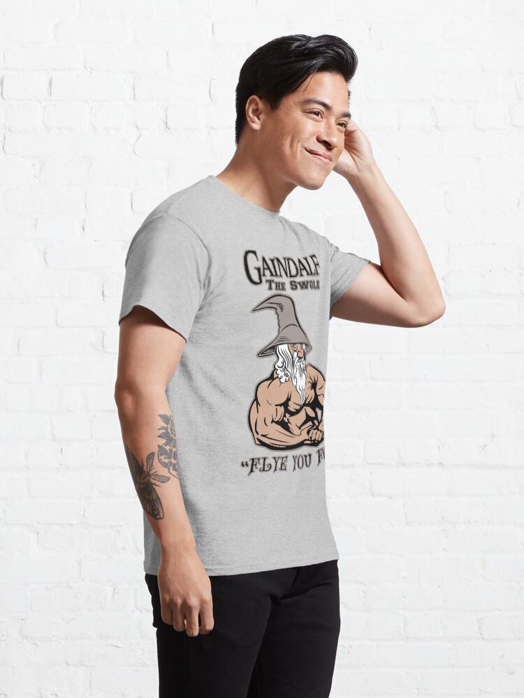 Alternate view of Gaindalf The Swole Classic T-Shirt